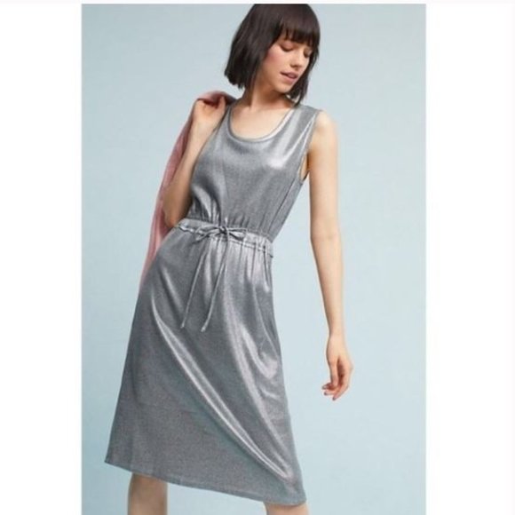 Metallic Knit Dress by Dolan Left Coast from Anthropologie - Size Small P - NWOT - Picture 1 of 9